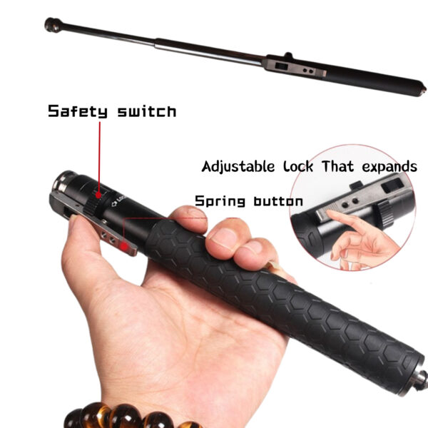 Automatic Spring Telescopic Baton Stick - Image 8