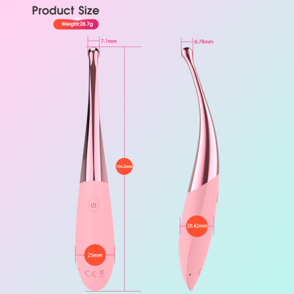 Clitoral Vibrator Sex Toys for Women, High-Frequency G Spot Clit Vibrator, Rechargeable Clit Vibrator with 12 Vibration Modes Powerful Vaginal Massager Clit Stimulator Adult Sex Toys - Image 5