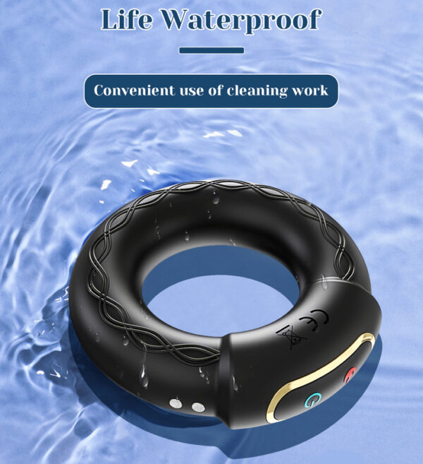 Heating Vibrating Cock Ring for Men Penis Ring APP Control Cockring Delay Ejaculation Penisring Male Sex Toys for couple Adults - Image 2