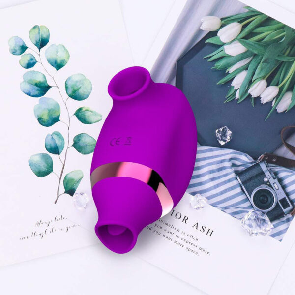 2 in 1 Tongue Licking Clit Sucker Vibrator Female for Women G-Spot Sucking Double Stimulation Nipples Massagers Sex Toy Adult - Image 2