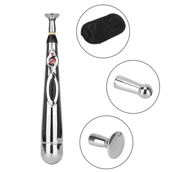 Sex Chastity Wand Electro Shock Sex Toys Sex Toys for Woman Men Nipple/Clitoral/Electrical Stimulator,Silver - Image 2