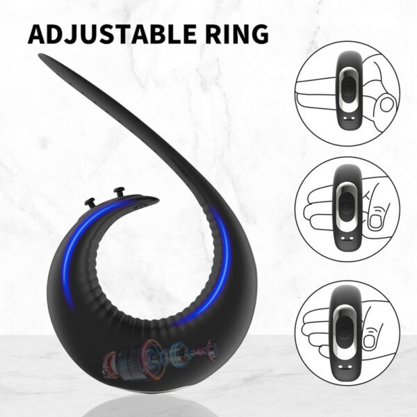 Adjustable Cock Ring Penis Enlargement Sex Toys For Man Gay Delay Ejeculation Adult Supplies Dick Ring Male Masturbator - Image 2