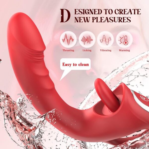 Vibrator Wand for G Spot Vagina Pussy Rabbit Sex Vibrator USB Power Waterproof Dildo Massage Dual Head Women Adult Sex Toy - Image 2