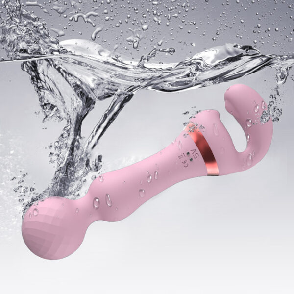 2 In 1 AV Wand Vagina Vibrator for Women Clitoris G-Spot Nipples Stimulator Female Masturbator Adult Goods Sex Toy for Women - Image 2