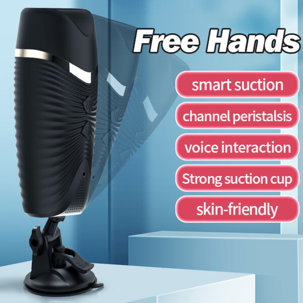 Masturbator For Men,Automatic Sucking Machine Real Vagina Masturbation Cup Pussy Pocket,Aircraft Cup Sex Machine Male Adult Sex Toys - Image 2