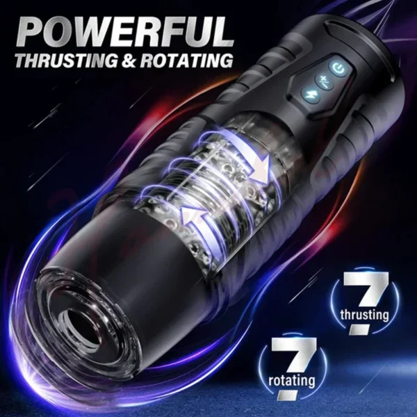 Automatic Male Masturbator 7 Thrusting Rotating Modes Mastubator Cup Electric Pocket Pussy For Penis Sex Toy For Men - Image 3