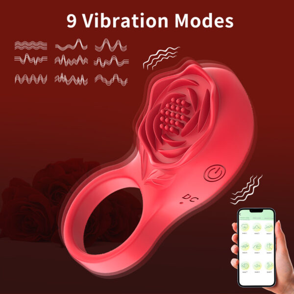 Penis Ring Vibrating Cock Ring for Men Delay Ejaculation Male Penis Massager Clitoral G Spot Stimulation Sex Toys for Couples - Image 3