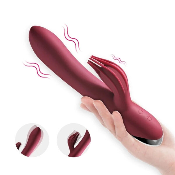 10 Speed G Pot Vibrator USB Rechargeable Powerful Dildo Rabbit Vibrator for Women Clitoris Stimulation Massage Adult Sex Toys - Image 3