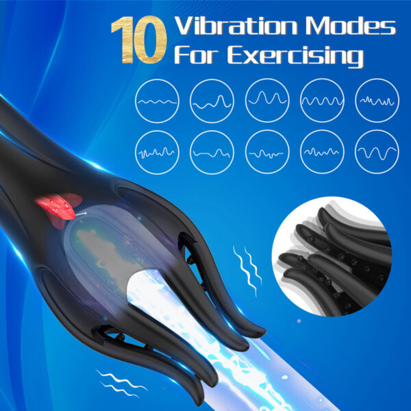 Oral Blowjob Masturbator for Men Glans Vibrating Tongue Licking Sex Lasting Delay Endurance Training Male Sex Toys for Men - Image 3