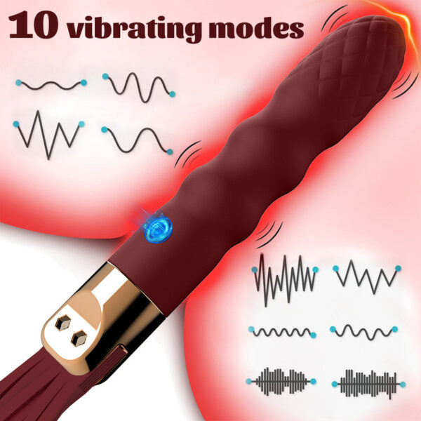 Vibrators Whip For Women G Spot Massager Clitoris Stimulator Rechargeable Anal Plug Sex Toy for Couple Adults BDSM Tool - Image 3