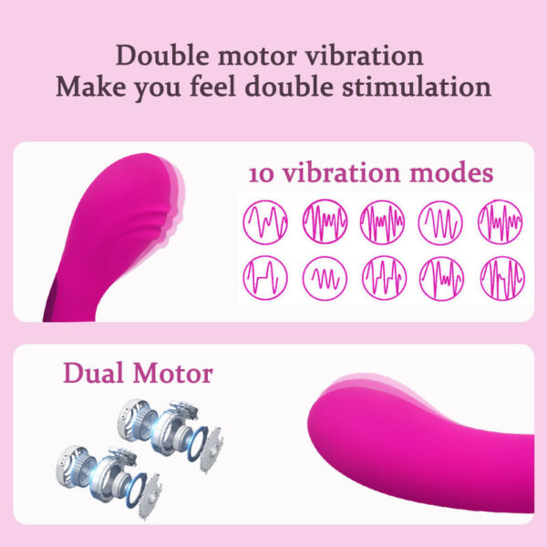 Powerful Finger Vibrator Sleeve,Sensitive Point Massage Stimulator Bullet Vibrator,Clit Masturbator Sex Toys for Female Lesbian Adult Erotic Sex Toy forCouple - Image 3