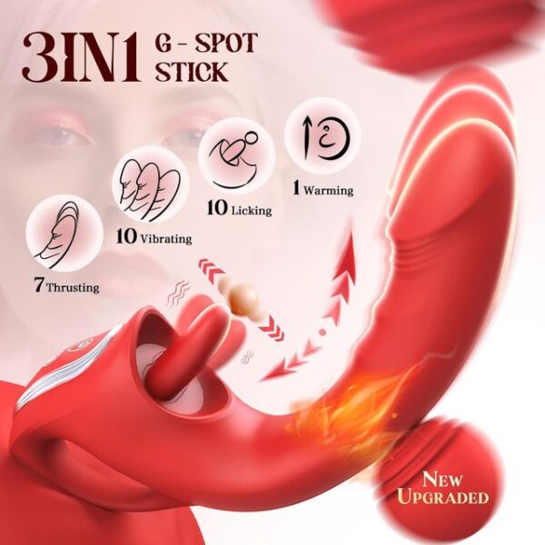 Vibrator Wand for G Spot Vagina Pussy Rabbit Sex Vibrator USB Power Waterproof Dildo Massage Dual Head Women Adult Sex Toy - Image 3