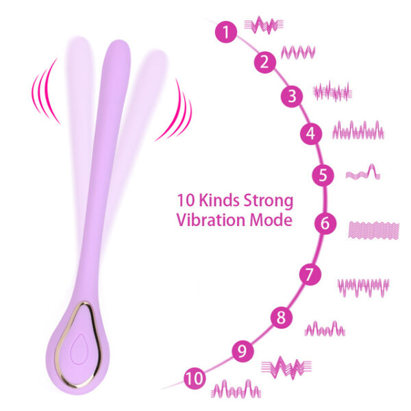 13cm Sexy Stick Vibrators For Women Nipple Clitoris Stimulator Vaginal Anal Plug Slim Dildo Female Masturbator Erotic Sex Toys - Image 3