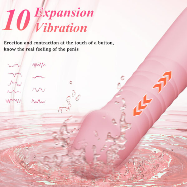 Vibrating Cock Penis Ring Reusable Delay Ejaculation Stronger Erection Adult Supplies Linen Nozzle Ring Cock Sex Toys For Men,pink - Image 3