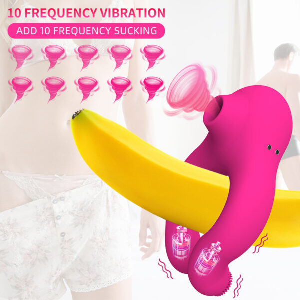 Sucking Vibrating C-ock Sleeve Ring love Toys for Men Cockring Adult Sex Toys For Couple - Image 3