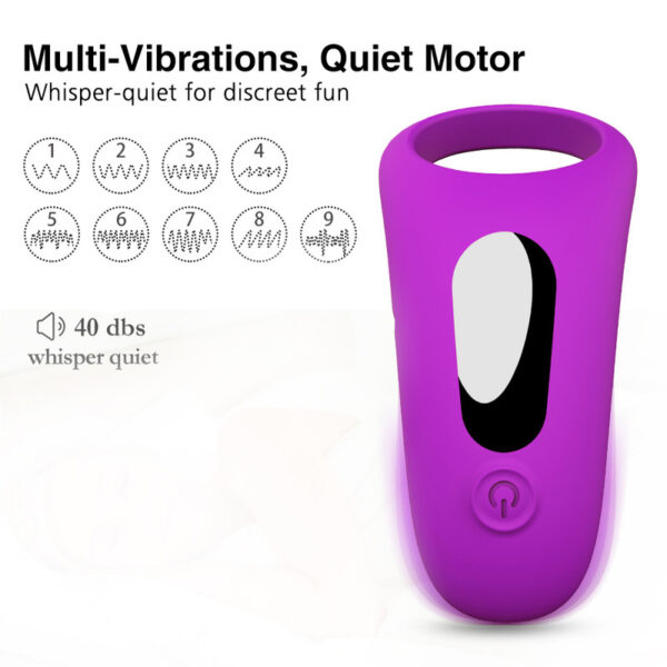 Wireless Remote Control Vibrator For Man Penis Sleeve Vibrator Ring Delay Time Stimulator Toys for Couples - Image 3