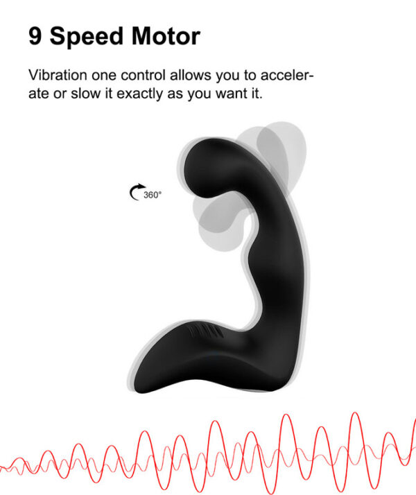 Male Prostate Massager 9 Speed Motor Vibrators Sex Toys for Women Men Masturbator Anal Butt Plug Goods Toys for Adults - Image 4
