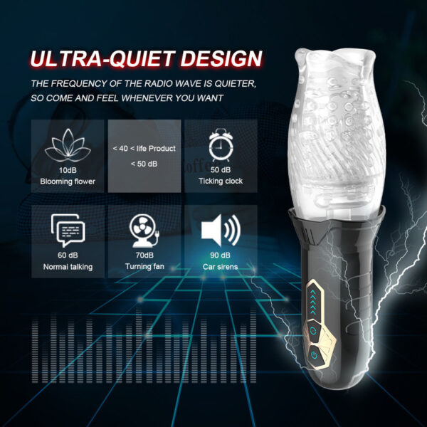 Male Masturbator Sex Toys for Men,Automatic Electric Piston Rotating Sucker Male Blowjob Masturbator Cup,Silicone Pussy Adults Vibrator Sex Toys For Men - Image 4