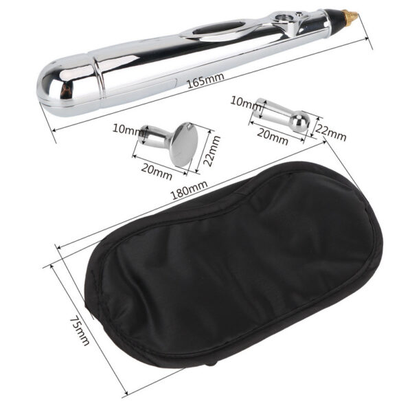 Sex Chastity Wand Electro Shock Sex Toys Sex Toys for Woman Men Nipple/Clitoral/Electrical Stimulator,Silver - Image 4