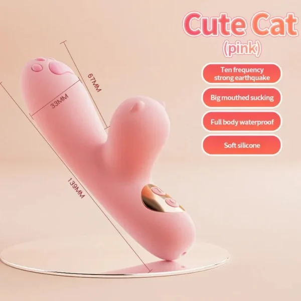 Women's Sucking Dildo Vibrator Vagina Clitoral G-Spot Stimulator Breast Massage Suction Cup Masturbator Adult Sex Toy Couple - Image 4