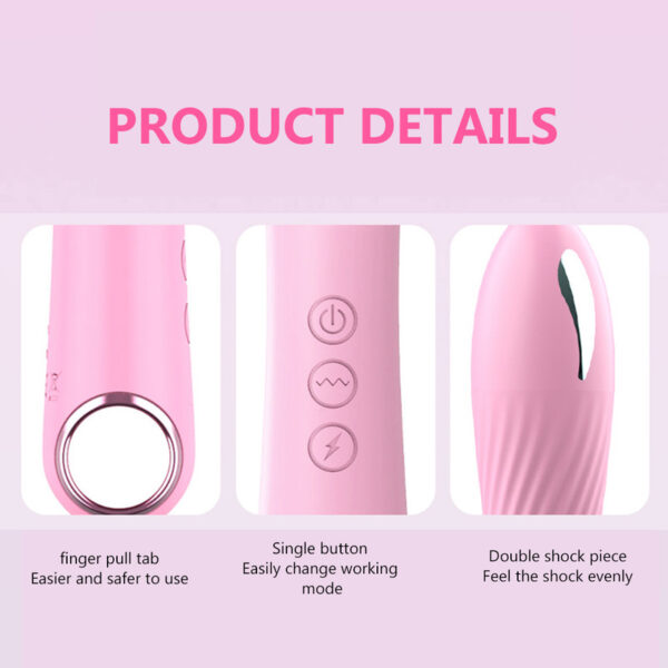 Electric Shock Bullet Vibrators For Women AV Wand Dildo Anal G Spot Clitoris Stimulator Vibrating Finger Vibrator Adult Sex Toys - Image 4