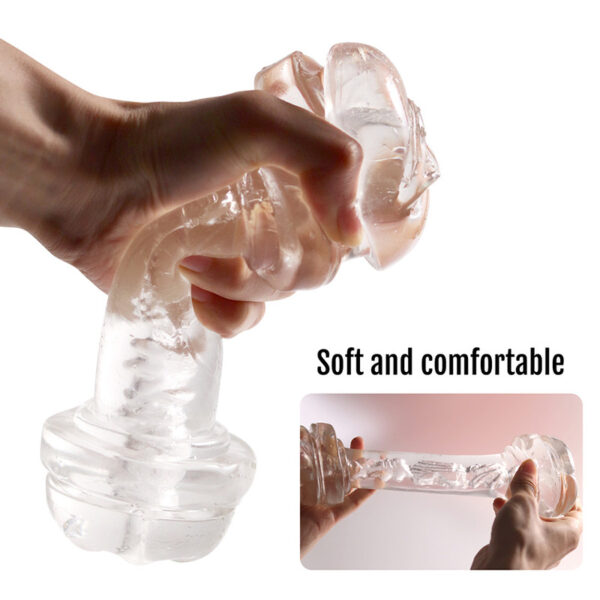 Male Masturbator Cup Soft Pussy Sex Toys Transparent Vagina Adult Endurance Exercise Sex Products Vacuum Pocket Cup for Men - Image 4