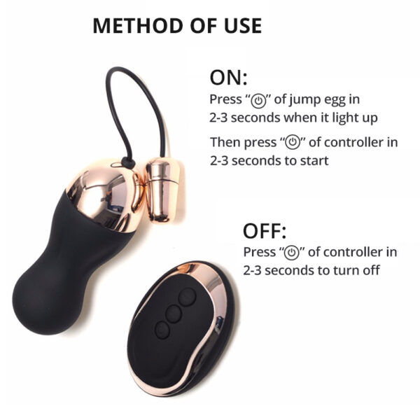 Vibrator 10 Speeds Remote Control Wireless Vibrating Love Eggs G-Spot Vibrator Waterproof USB Rechargeable Sex Toys For Woman Kegel Ball, - Image 4