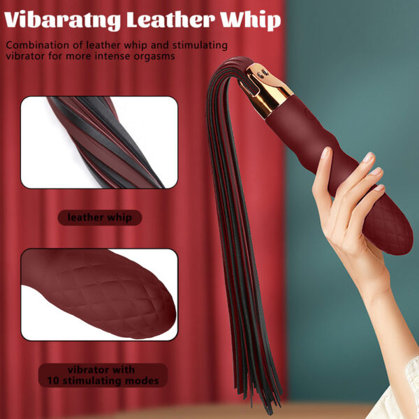 Vibrators Whip For Women G Spot Massager Clitoris Stimulator Rechargeable Anal Plug Sex Toy for Couple Adults BDSM Tool - Image 4
