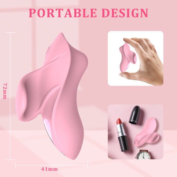 Mini Finger Vibrator G-Spot Clitoral Stimulator Nipple Rechargeable Orgasm Massage Vibrating Sex Toy for Women,pink - Image 4