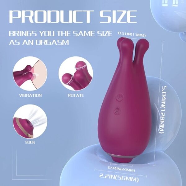 2in1 Clit Sucker Vibrator for Women Clitoris Nipple Sucking Vacuum Stimulator Sex Toy Female Masturbation Adults toys - Image 4