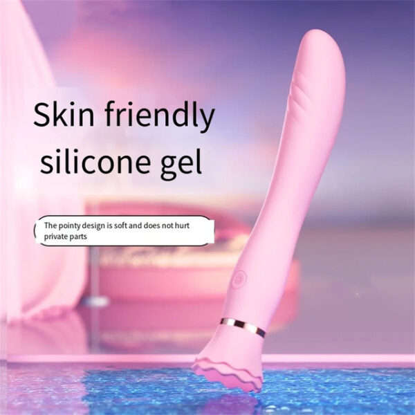 Vibrator Suction Cup Removable Sucker G-spot 10 Vibration Dual Motors Massager Realistic Penis Vibrator Sex Toys for Women,pink - Image 4