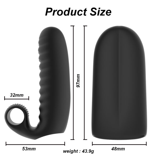 Bullet Vibrator Finger Sleeve Vibrator G-Spot Orgasm Massage Clit Stimulate Female Masturbator Vibrator Lesbian Sex Toys for Women Adult Product - Image 4