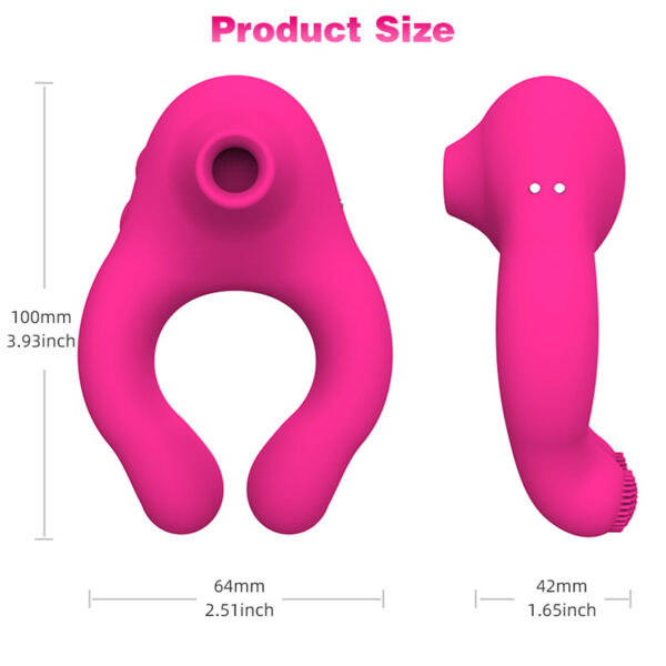 Sucking Vibrating C-ock Sleeve Ring love Toys for Men Cockring Adult Sex Toys For Couple - Image 4