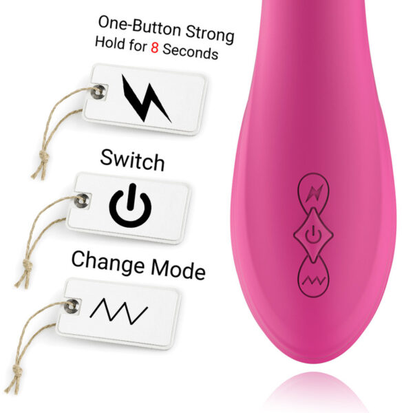 Realistic Dildo Vibrator For Women,Soft Silicone Massager G-Spot Stimulator Female Masturbator Adult Sex Toys For Women,Red - Image 5