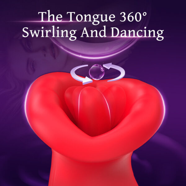 3IN1 Mouth Shaped Sucking Vibrator,10 Tongue Licking 3 Sucking Nipples Clit Sucker,G Spot Vibrators Clitoral Stimulator Sex toys - Image 5