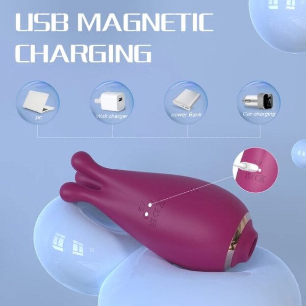 2in1 Clit Sucker Vibrator for Women Clitoris Nipple Sucking Vacuum Stimulator Sex Toy Female Masturbation Adults toys - Image 5