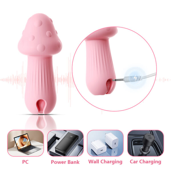 Mushroom Vibrator Mini Dildo Vibrator Egg G Spot Clitoral Nipple Massager Masturbation Adults Sex Toys for Women - Image 5