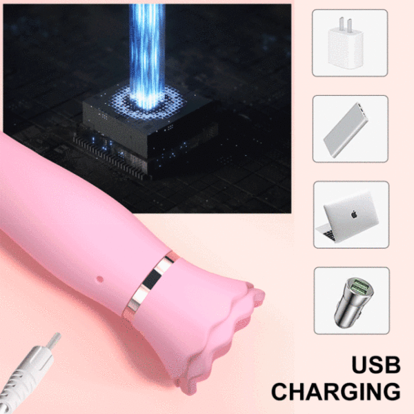 Vibrator Suction Cup Removable Sucker G-spot 10 Vibration Dual Motors Massager Realistic Penis Vibrator Sex Toys for Women,pink - Image 5