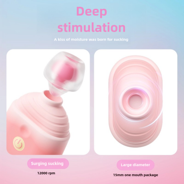 Vibrator Sex Toys mini Ice Cream Shaped G Spot Clitoral Adult Toy 10 Sucking Modes Quick Orgasm Clitoris Nipple Vibrators for Women Couples - Image 5
