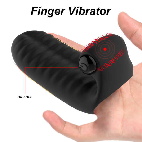 Bullet Vibrator Finger Sleeve Vibrator G-Spot Orgasm Massage Clit Stimulate Female Masturbator Vibrator Lesbian Sex Toys for Women Adult Product - Image 6