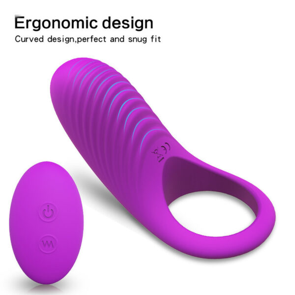 Wireless Remote Control Vibrator For Man Penis Sleeve Vibrator Ring Delay Time Stimulator Toys for Couples - Image 6