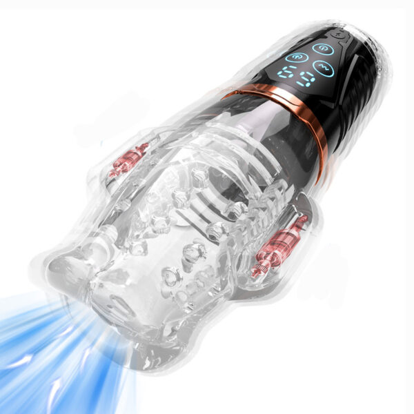 Automatic Vibrating Sucking Masturbator for Men Blowjob Sex Machine Male Masturbators Cup with 9 Suction Modes & 9 Vibrations