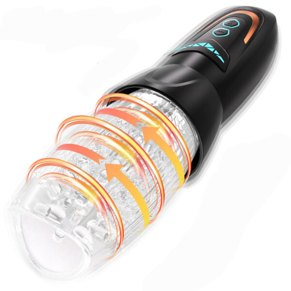Automatic Rotation Male Masturbators Cup Blowjob Pocket Pussy Sex Machine Penis Massager Glans Trainer Adult Sex Toys for Man