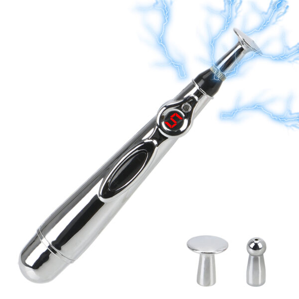 Sex Chastity Wand Electro Shock Sex Toys Sex Toys for Woman Men Nipple/Clitoral/Electrical Stimulator,Silver