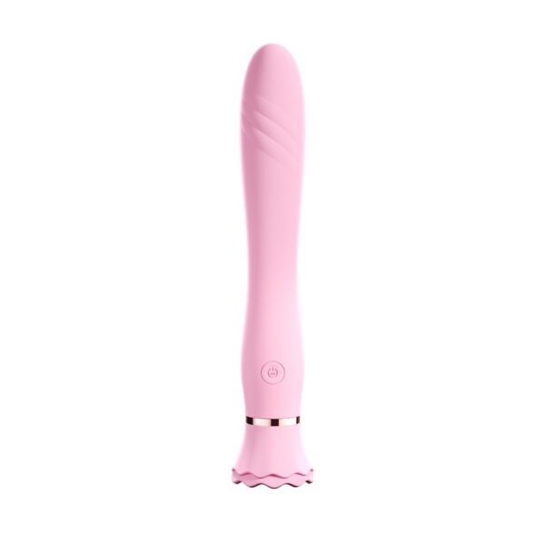 Vibrator Suction Cup Removable Sucker G-spot 10 Vibration Dual Motors Massager Realistic Penis Vibrator Sex Toys for Women,pink