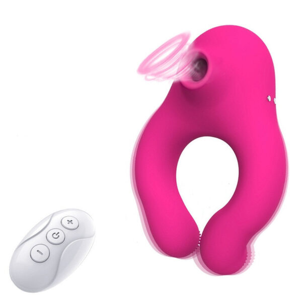 Sucking Vibrating C-ock Sleeve Ring love Toys for Men Cockring Adult Sex Toys For Couple